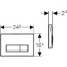 Клавиша смыва GEBERIT DELTA50 115.119.DW.1