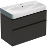 Тумба с умывальником GEBERIT SMYLE SQUARE 500.251.01.1+ 500,354.JK.1 90 см